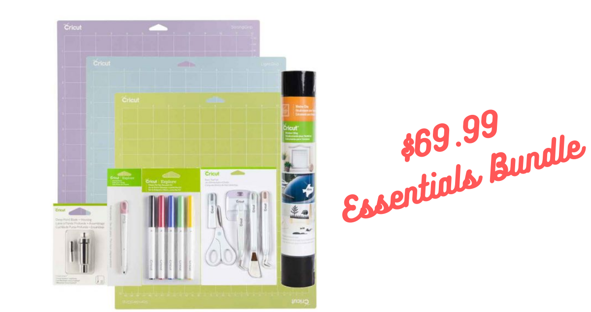 Cricut Essentials Materials Bundle for $69.99 :: Southern Savers