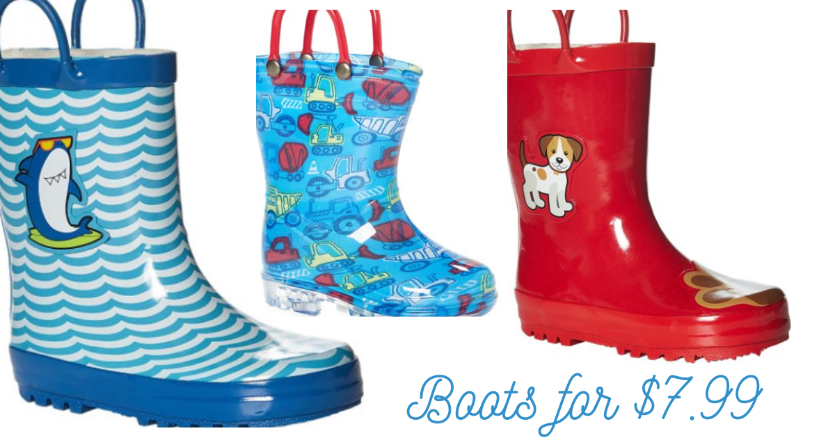 Zulily Sale Kids Rain Boots for 7.99 Southern Savers
