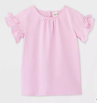 oshkosh girls pink knit shirt