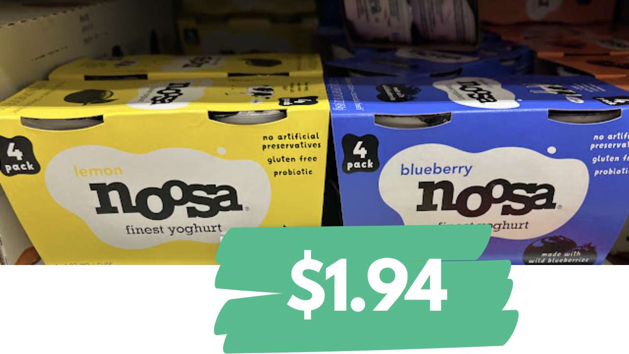 1.94 Noosa Yoghurt 4packs Kroger Mega Deal Southern Savers