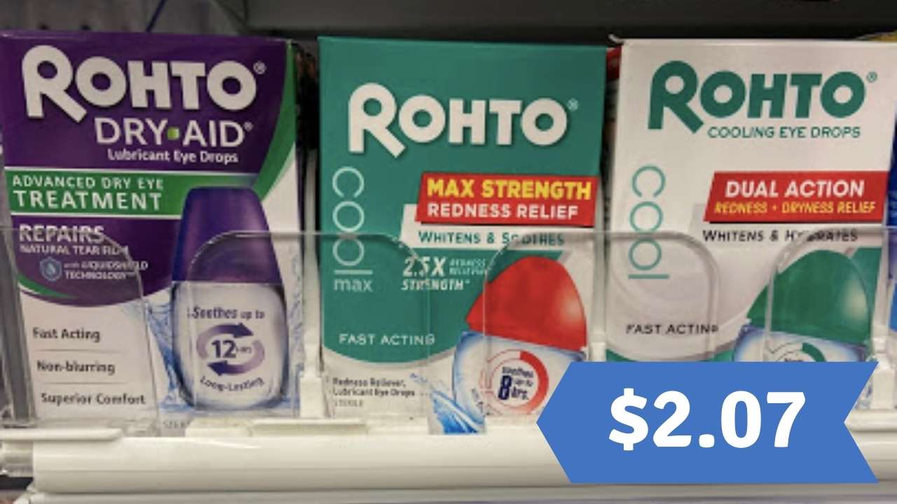 2.07 Rohto Eye Drops Target Giftcard Deal Southern Savers