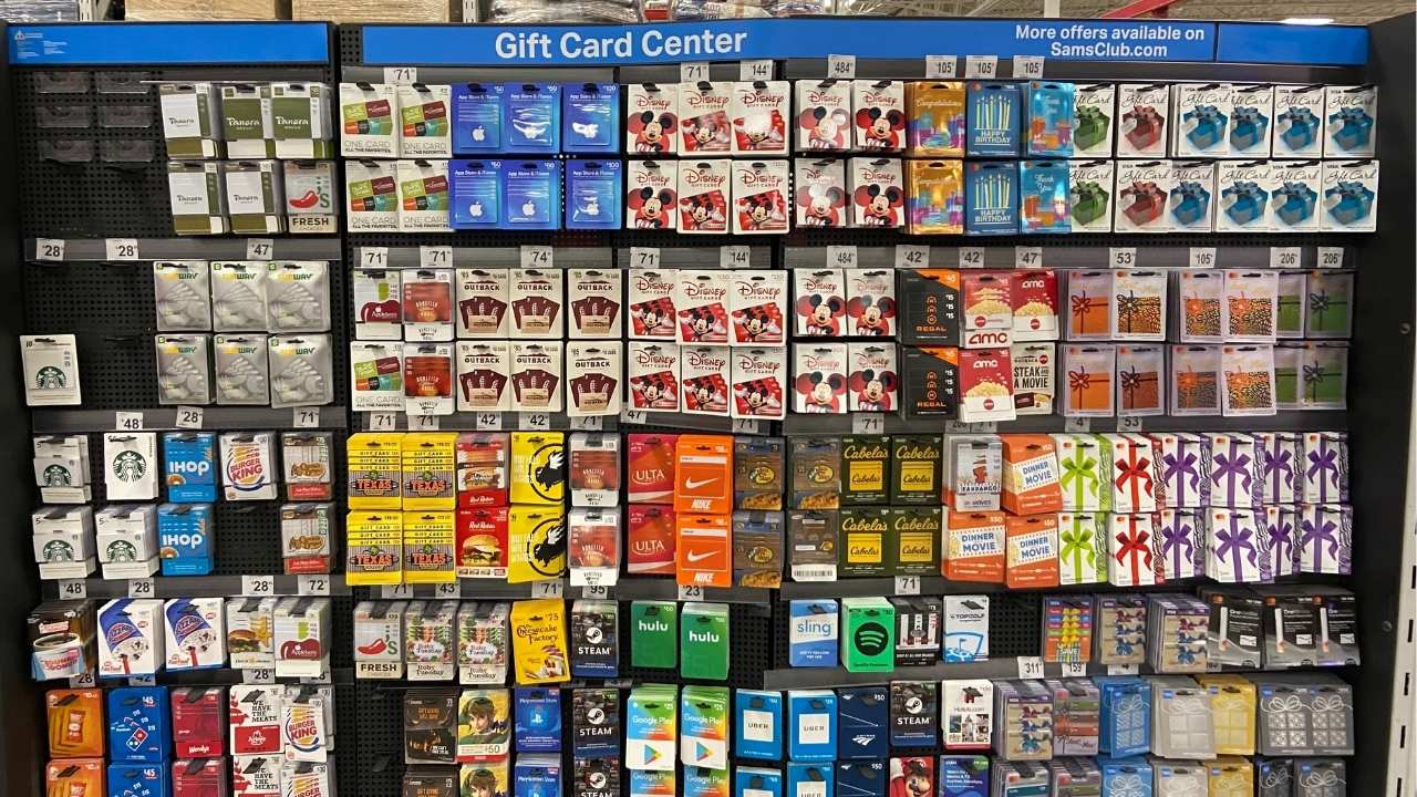 sams club gift cards