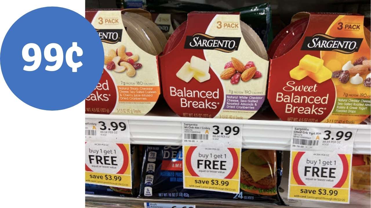 New Sargento Coupons | Balanced Breaks for 99¢ :: Southern Savers
