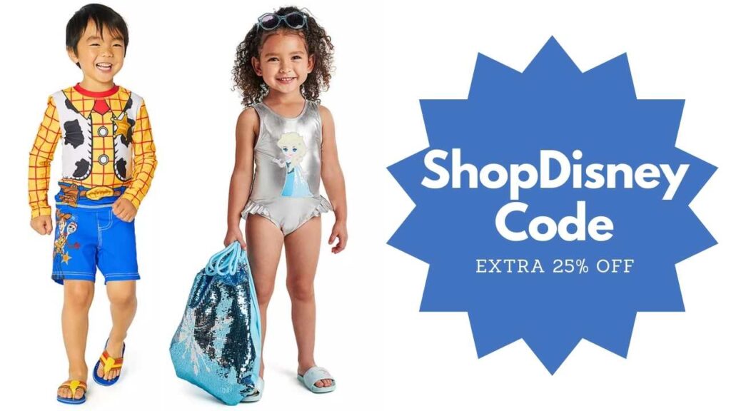 shopDisney Code Extra 25 Off Swim, Clothing, & Accessories