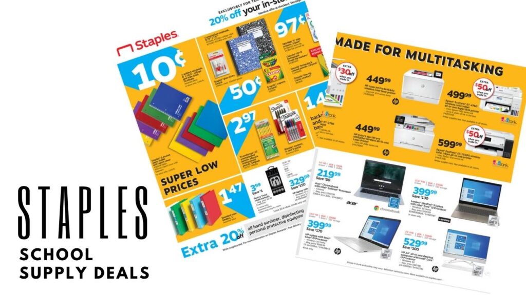 Staples School Supply Deals 8/168/22 Southern Savers