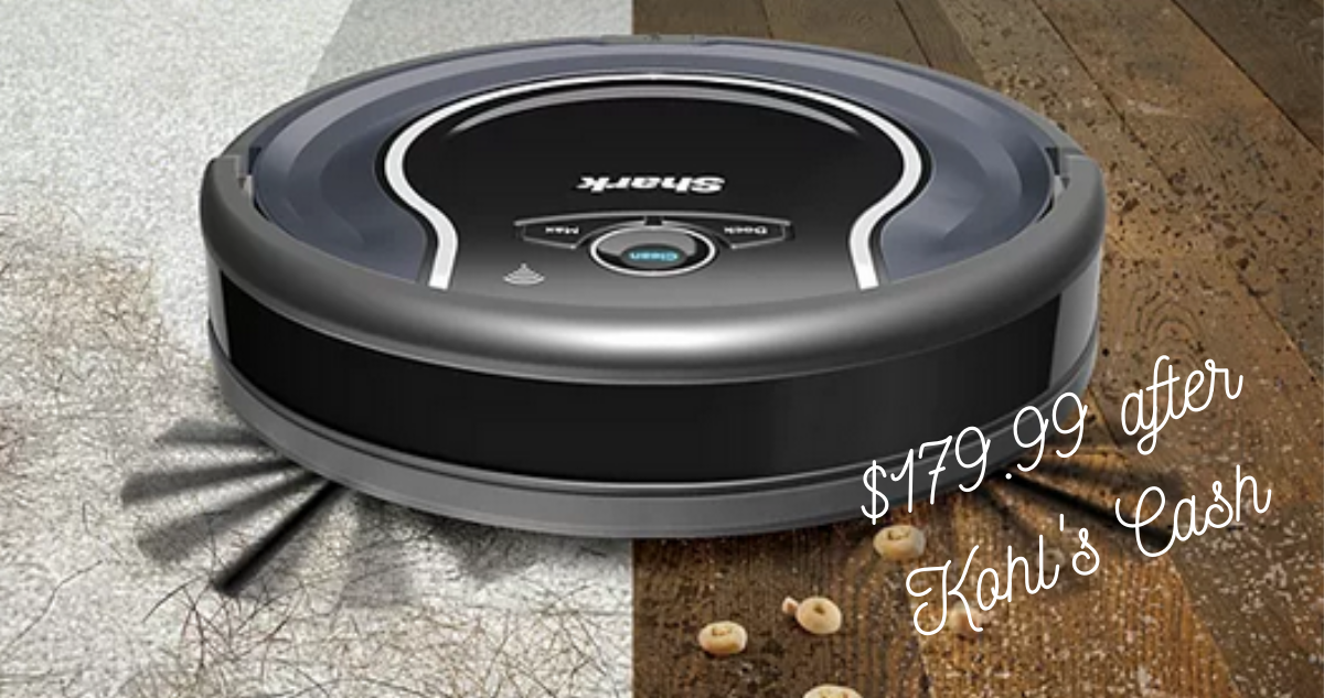 Shark ION Robotic Vacuum 179.99 After Kohl's Cash Southern Savers