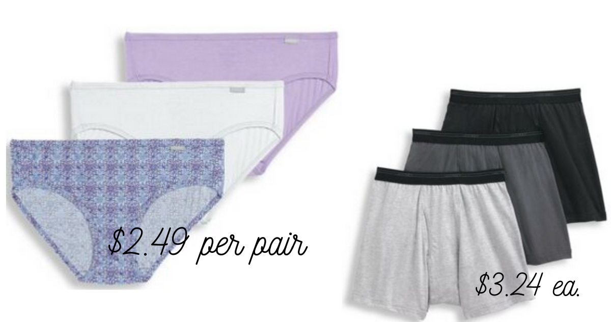 Jockey Bikini Underwear for 2.49 per Pair Southern Savers