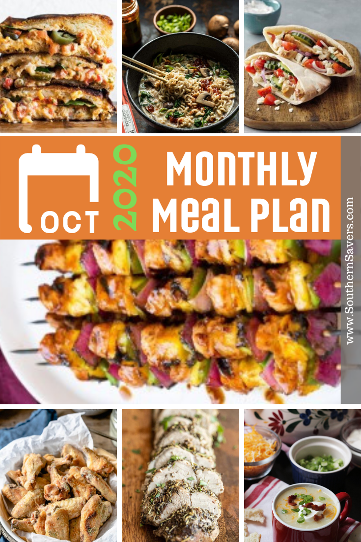 Fall is in the air, which for many means schedules getting busier. Use our monthly meal plan to be intentional about your shopping and cooking!