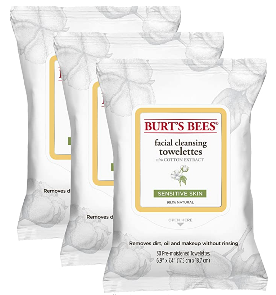 burt's bees towelettes