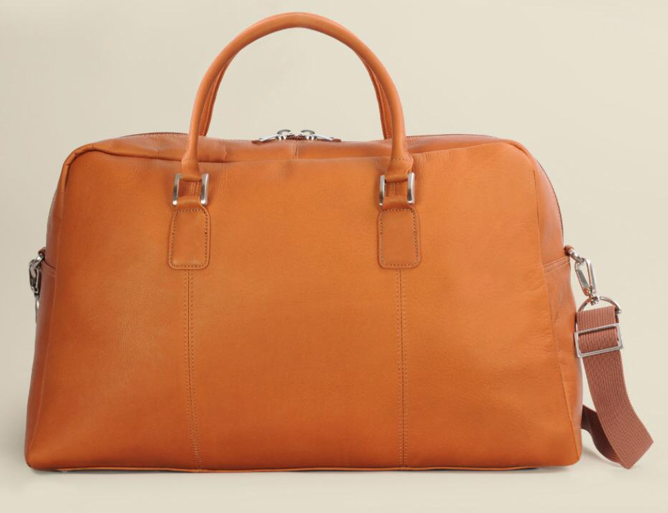 leather duffel