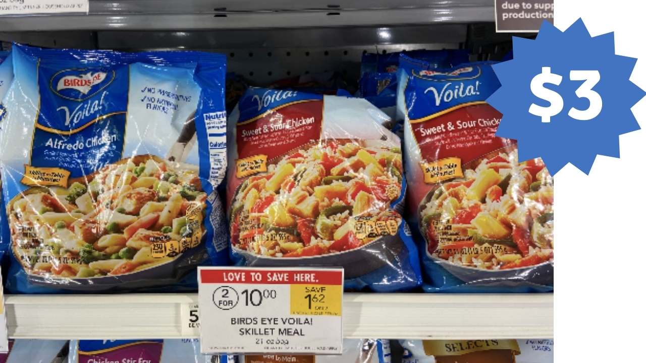 3 Birds Eye Voila Skillet Meals with Publix eCoupon
