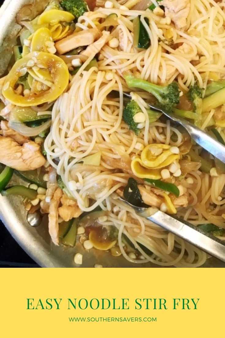 Frugal Recipe: Easy Noodle Stir Fry