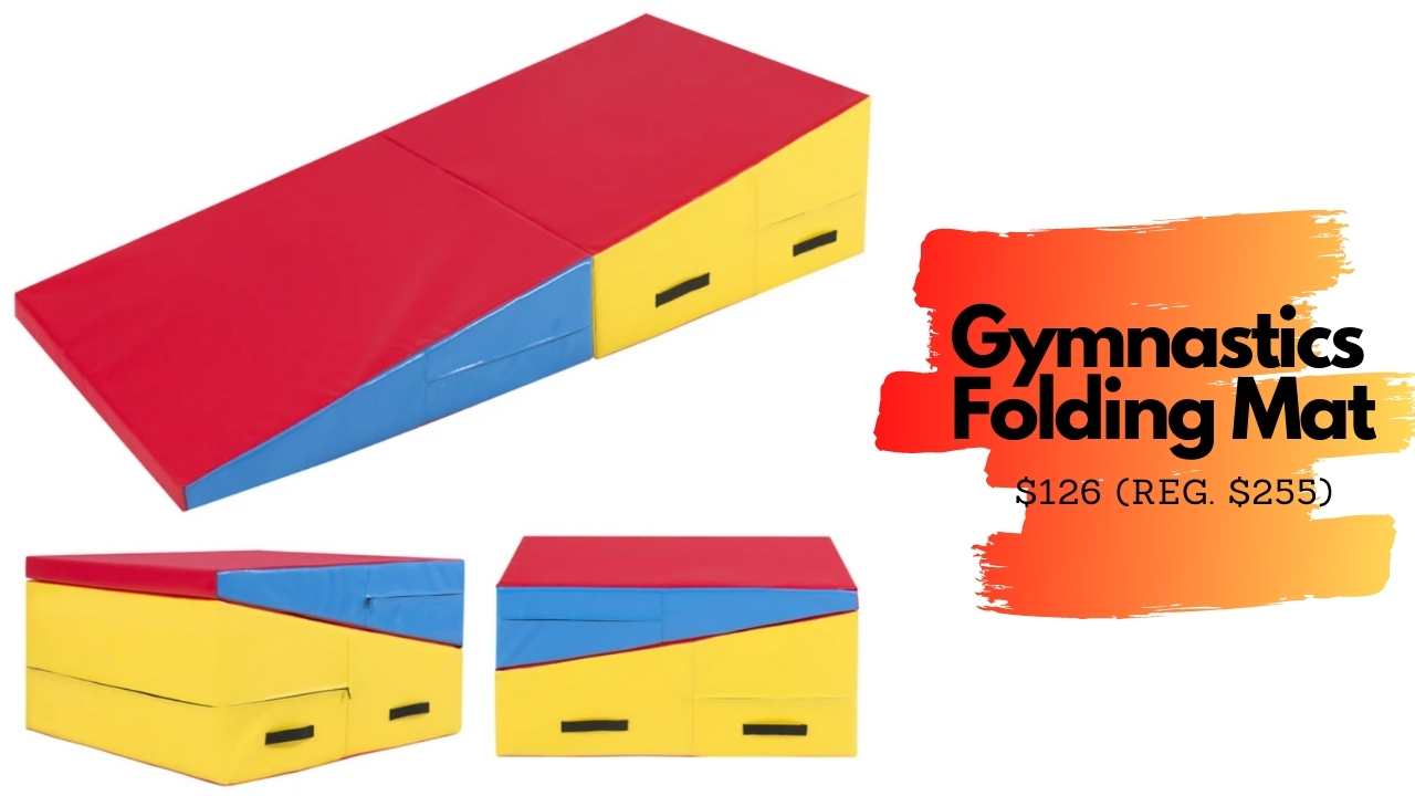Folding Gymnastics Incline Mat 126 Shipped (Reg. 255) Southern Savers