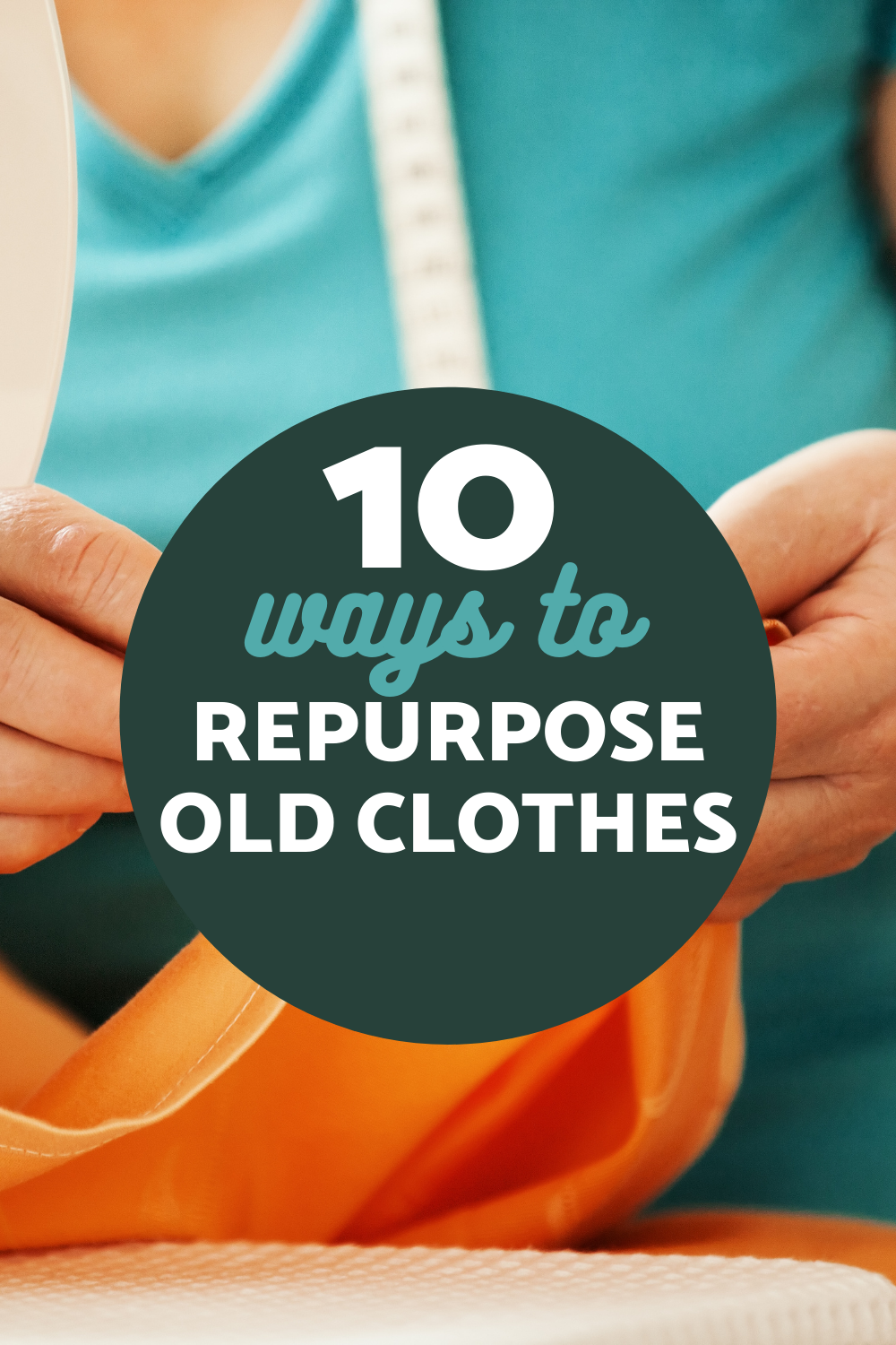 Instead of throwing out that old T-shirt, why not make it into something practical? Use one of these 10 idea sto repurpose old clothes.