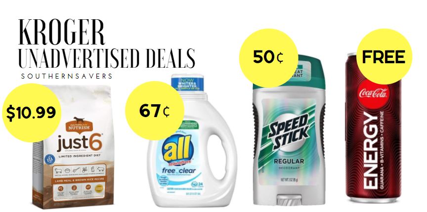 kroger unadvertised