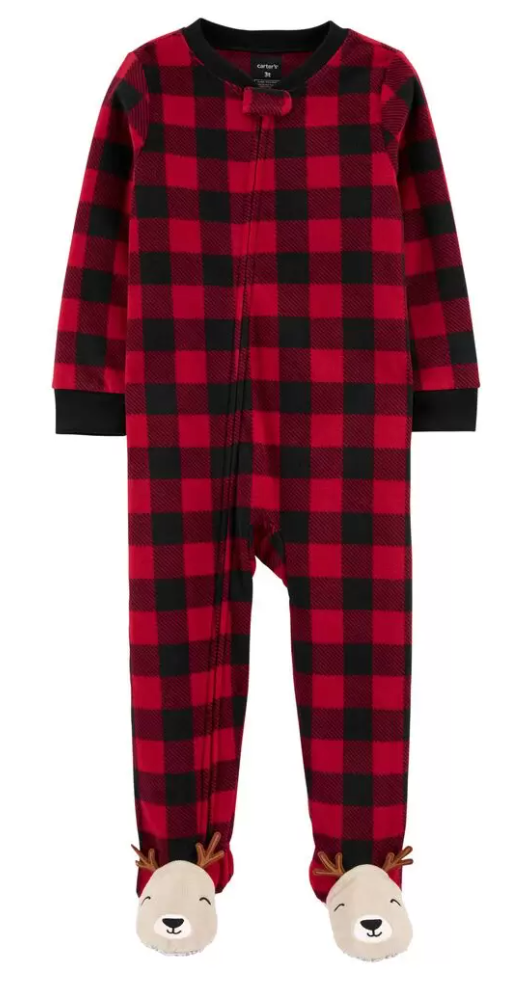 plaid matching pajamas