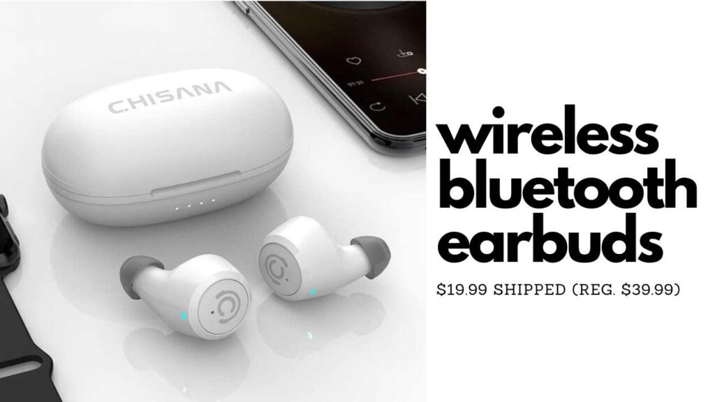 Amazon Prime Wireless Bluetooth Earbuds 19.99 (Reg. 39.99