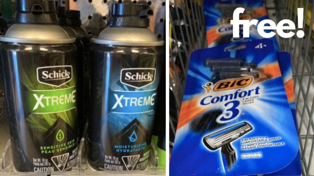 FREE BIC Razors & Schick Shave Gel at Walgreens Southern Savers