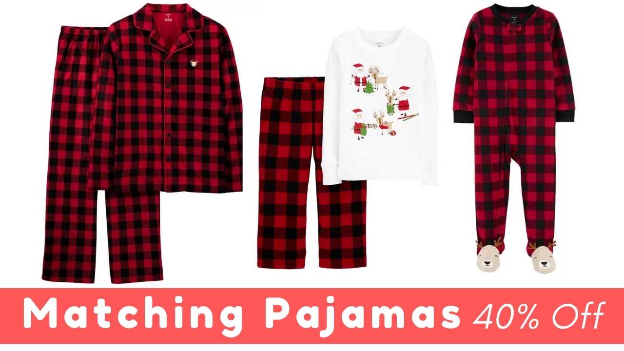 carter's matching pajamas