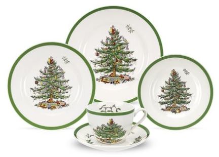 christmas place setting