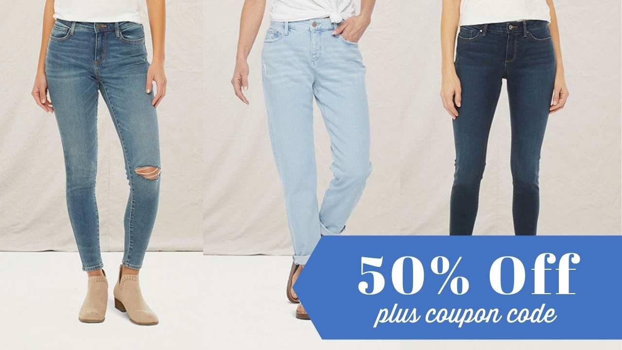 JCPenney Code + 50% Off . Women's Jeans :: Southern Savers