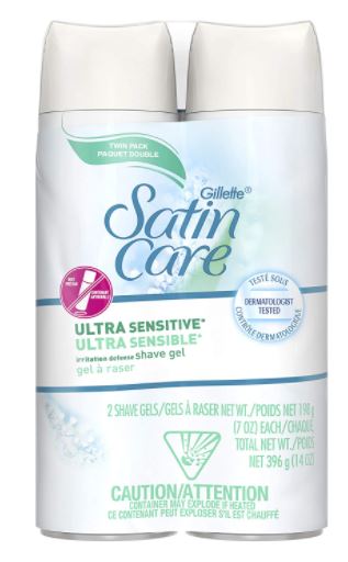shave gel twin pack