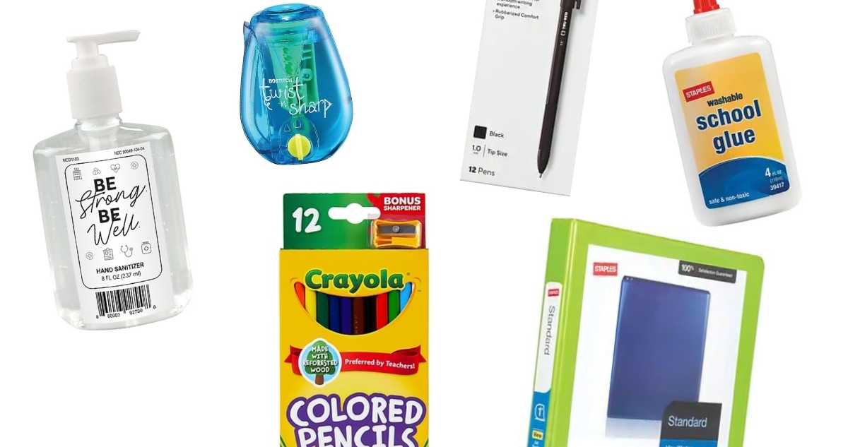 staples school supplies