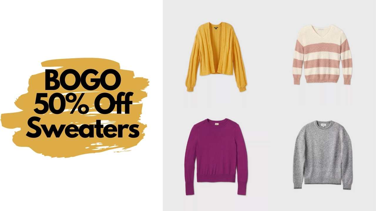 Target Women's Sweaters BOGO 50 Off Southern Savers