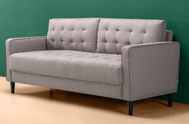 tufted sofa