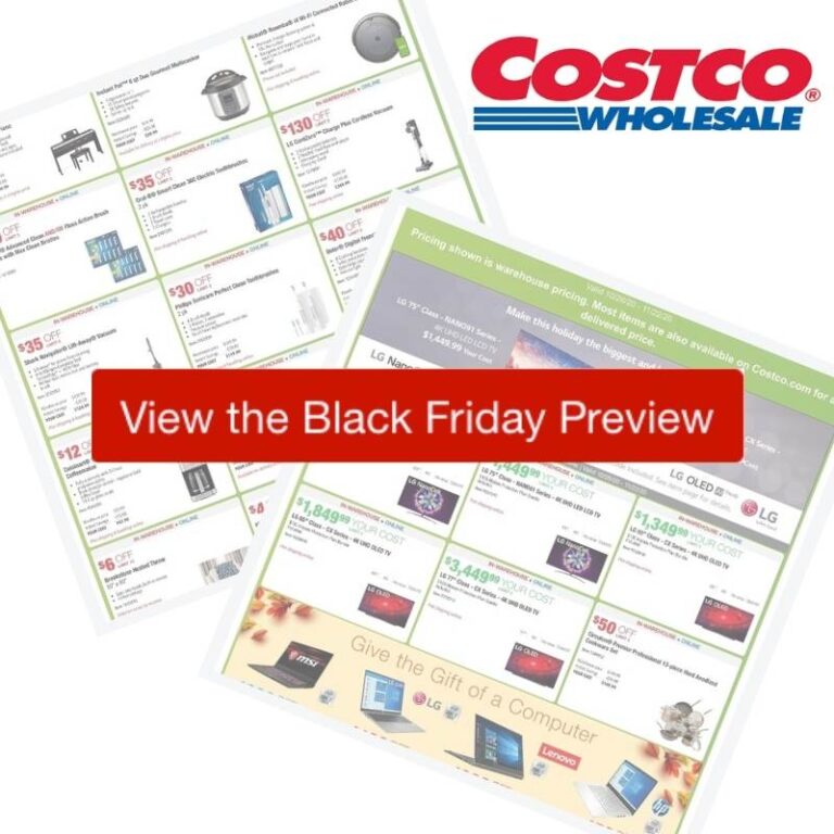 2021 Costco Black Friday Ad Preview Southern Savers
