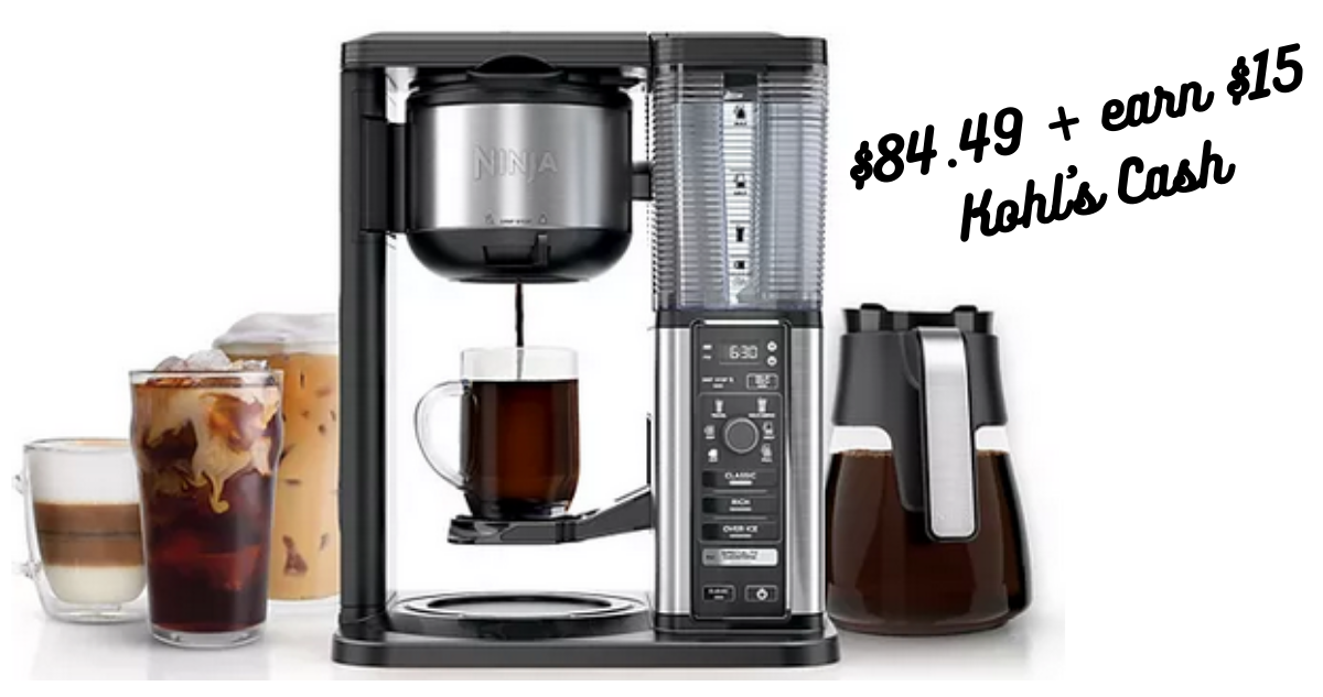 Ninja Specialty Coffee Maker for 84.49 + 15 Kohl's Cash Southern Savers