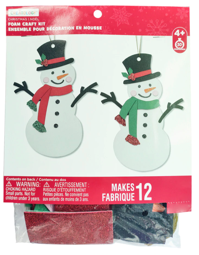 snowman craft kit