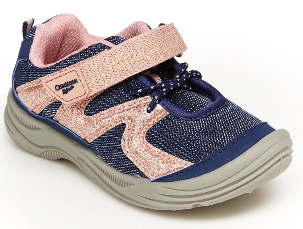 oshkosh pink and blue sneaker