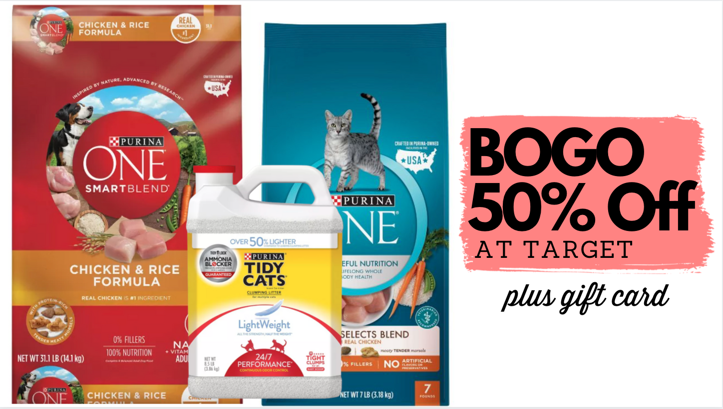 target dog food cat food litter