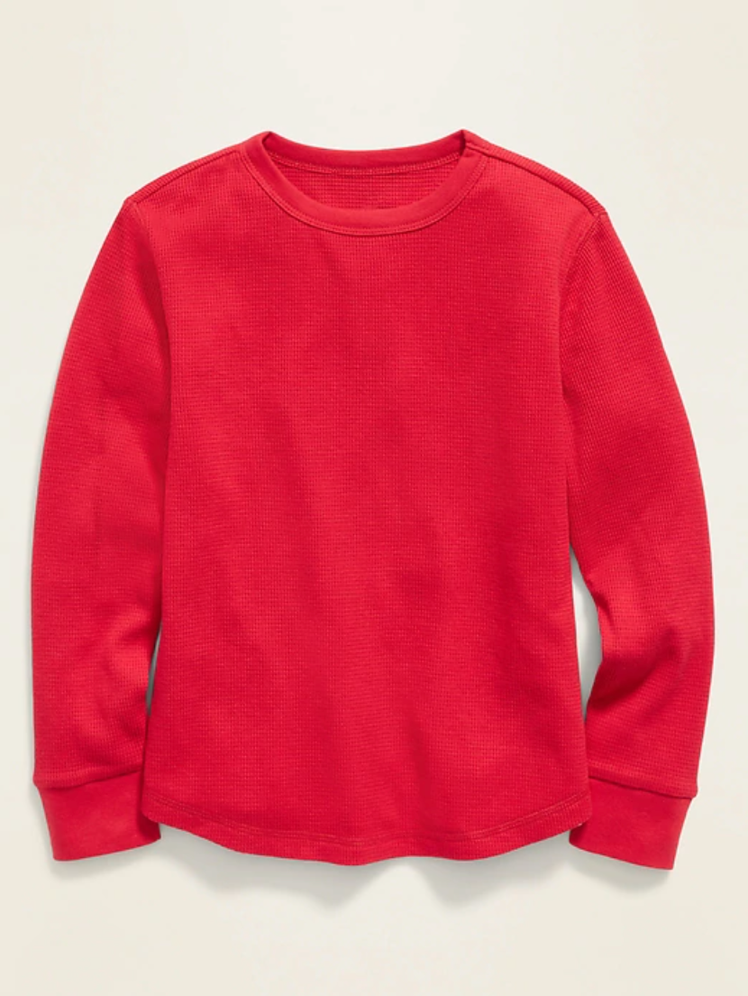 thermal knit tee