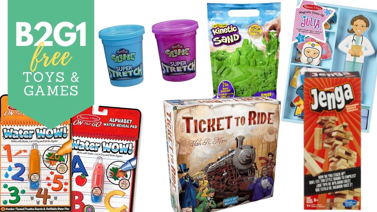 select toys buy two get one free