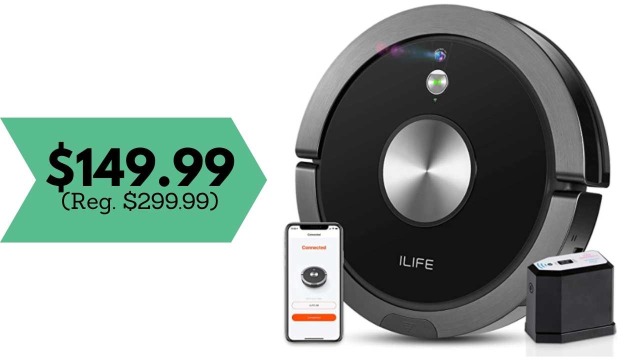 Amazon ILIFE Robot Vacuum 50 Off Southern Savers