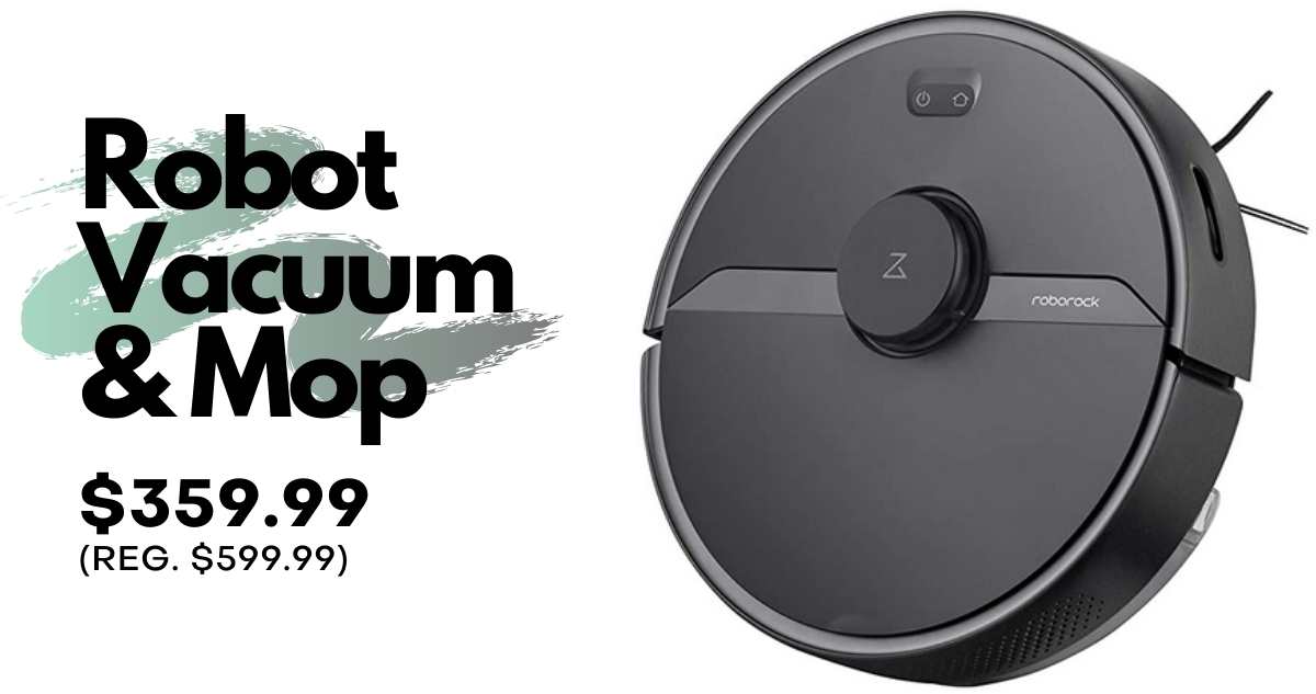 Amazon Roborock Robot Vacuum & Mop 359.99 (Reg. 600) Southern Savers