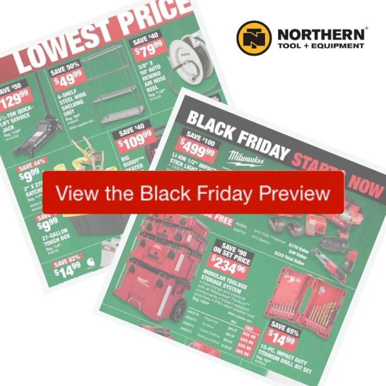 2021 Northern Tool Black Friday Ad Preview Southern Savers