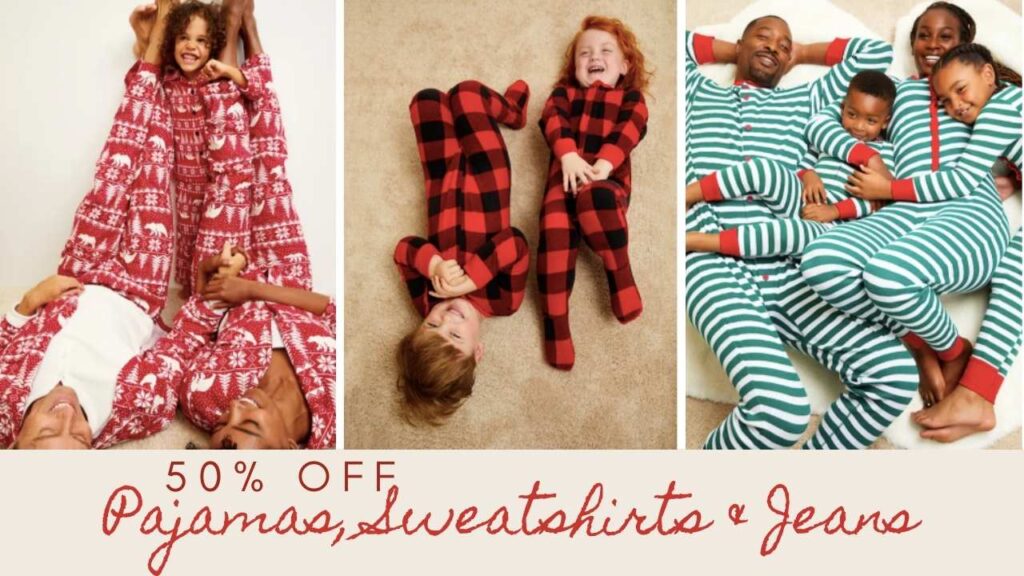 sweatshirts and jeans