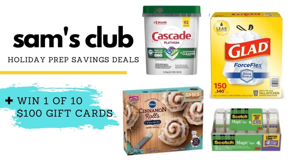 Big Holiday Savings at Sam's + Win A 100 Sam's Gift Card (10 Winners