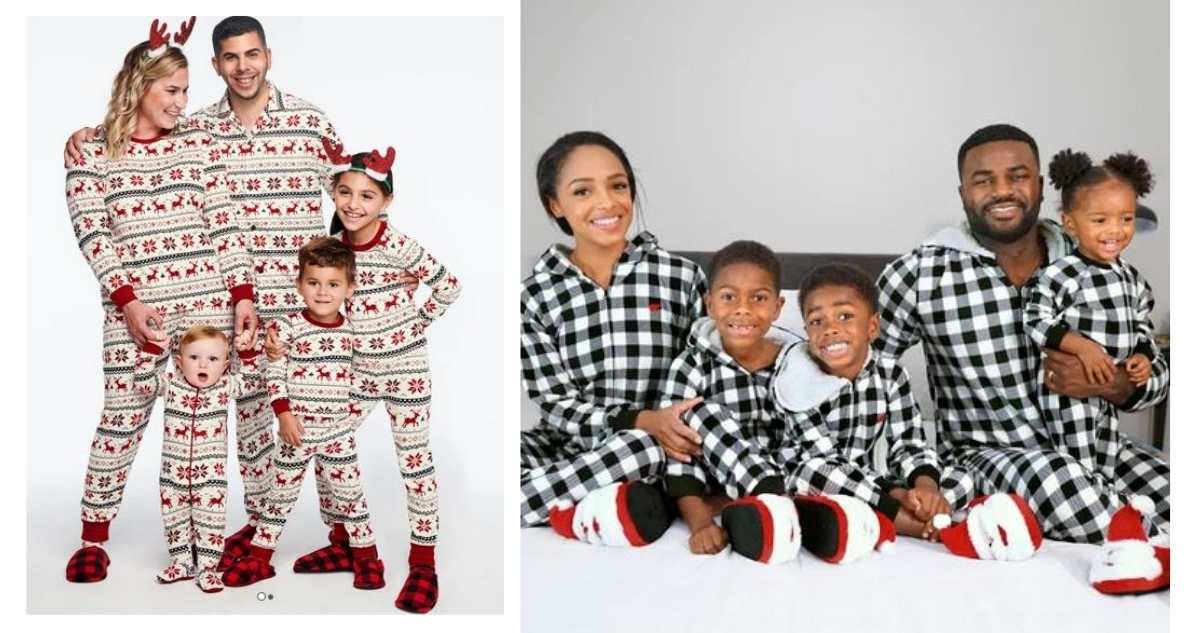 the children's place matching christmas pajamas