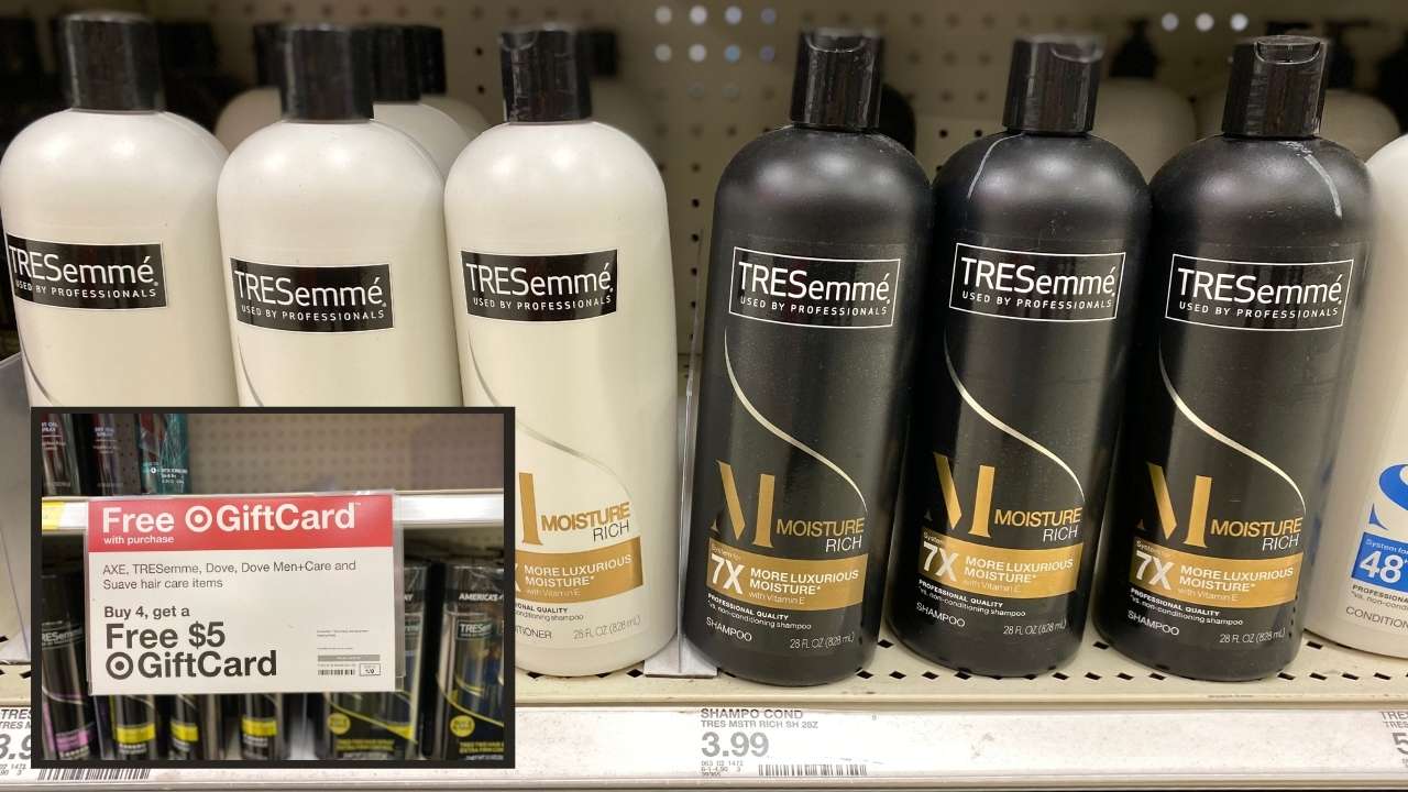 TRESemme Shampoo & Conditioner for 74¢ at Target Southern Savers