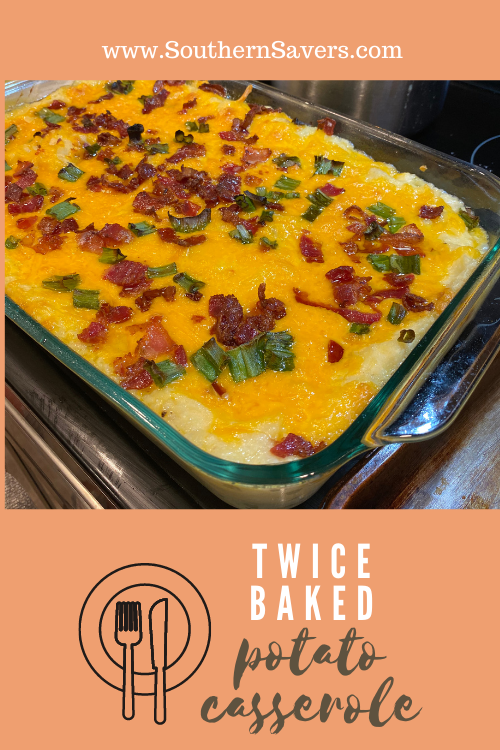 Make everybody happy at the next family potluck with this easy twice baked potato casserole, a new version of an old favorite!