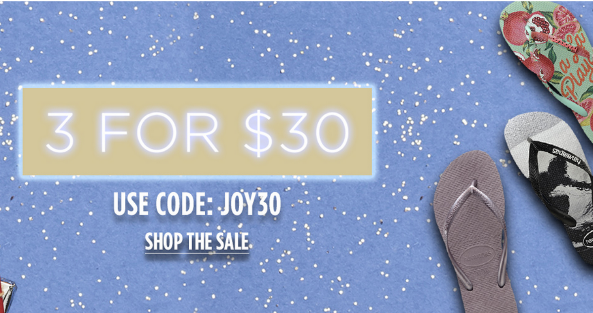 Havaianas Coupon Code 10 Per Pair Southern Savers