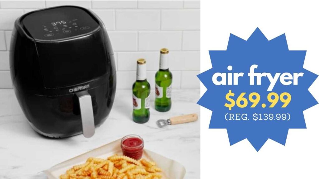Best Buy Chefman 8Quart Air Fryer 69.99 Shipped (Reg. 140) Southern Savers