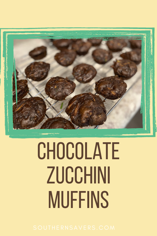 Add some extra nutrition to already delicious muffins by adding some zucchini! These healthy chocolate zucchini muffins are great for breakfast or a snack!
