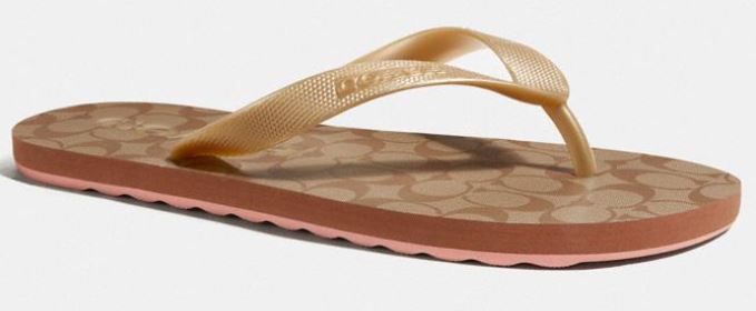 coach flip flop