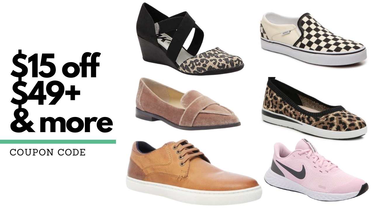 DSW Coupon | $15 Off $49+ Purchase 