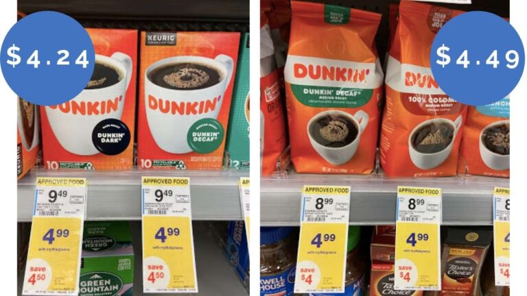 New Dunkin' Donuts Coupon | Get Ground Coffee or K-Cups as Low as $4.24 ...